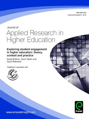 cover image of Journal of Applied Research in Higher Education, Volume 4, Issue 2